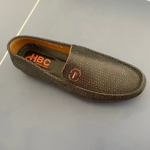 HBC men's loafers, high quality leather, model 204